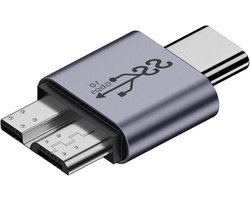 USB C Adapter - Type B Converter - Oude Schijven Koppelen - Snelle Data Overdracht - 10 Gbps - Zwart