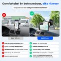 Vergelijking van dashboard: Siltcon's 9 inch HD touchscreen met draadloze, plug & play montage vs. een klein, onstabiel mobiel scherm.
