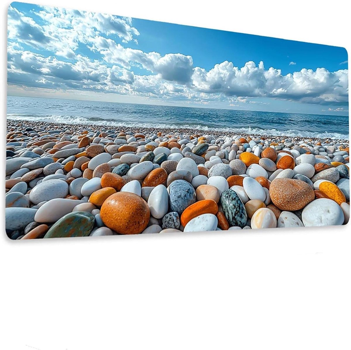 Grote muismat - Bureau onderlegger - Comfortabel werken - Antislip rubberen basis - 1000 x 500 mm - Meerkleurig