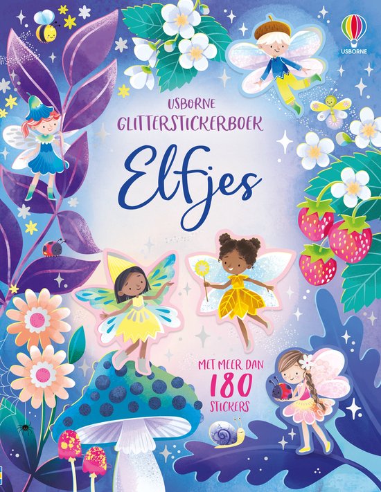 Eerste stickerboek 1 - Glitterelfjes - cover