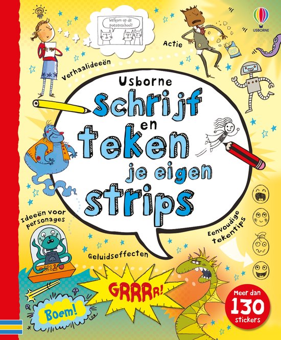 Schrijf en teken je eigen strips - cover