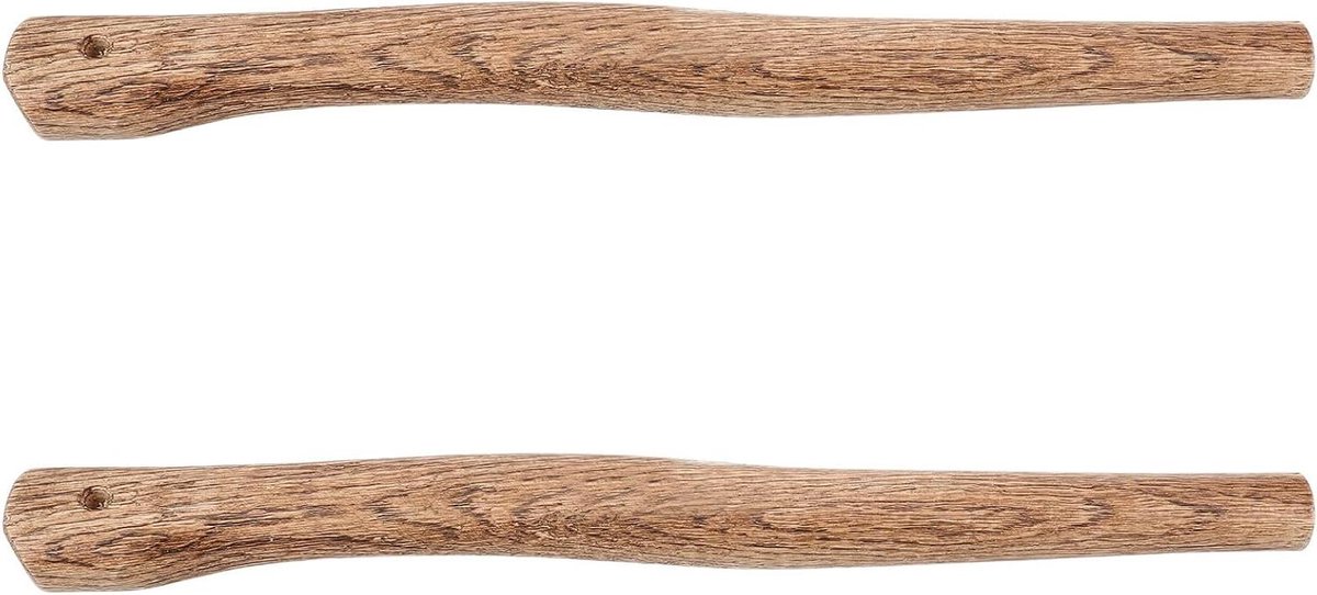 Vervangende Schoffelstelen - Houten Handvatten - Tuinieren en Onderhoud - Antislip Grip - 42 cm - Lichtbruin