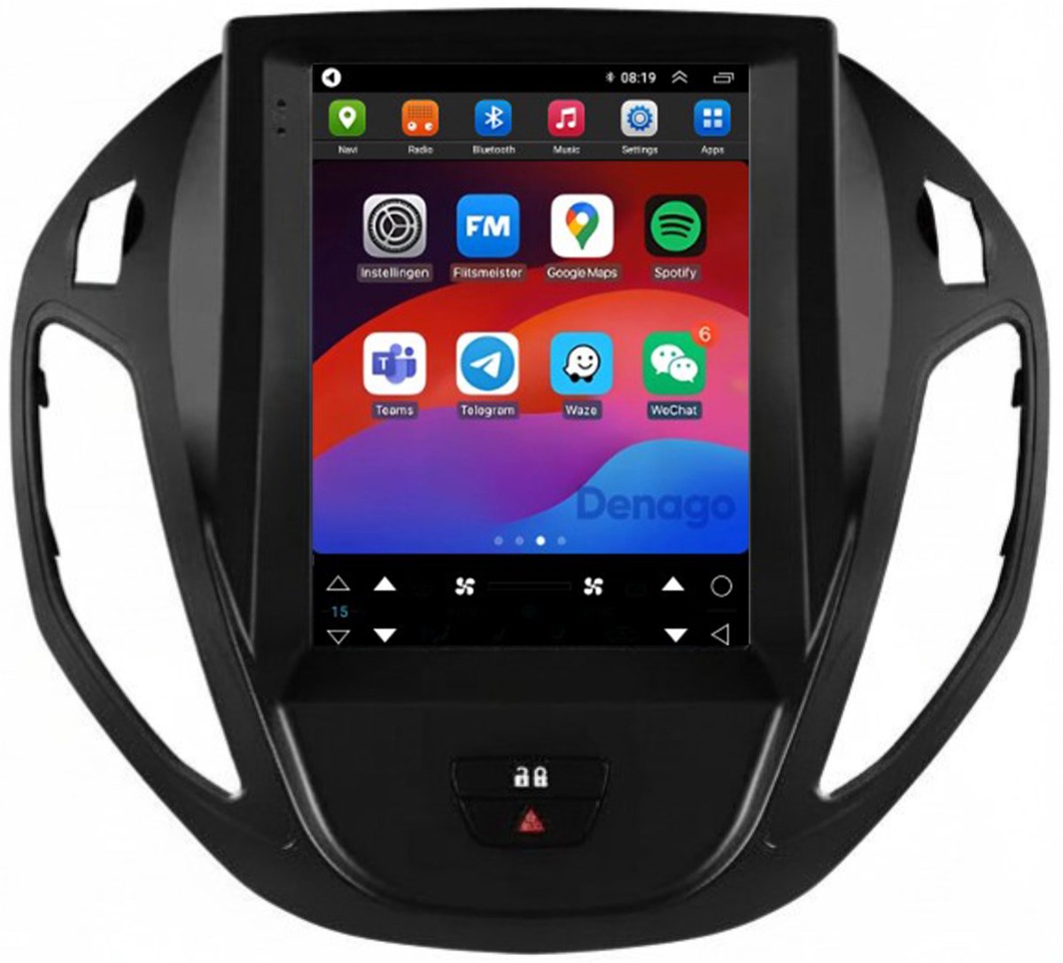 CarPlay autoradio geschikt voor Ford Tourneo Courier | 2012 t/m 2023 | Tesla Style | Android 13 | Draadloos Apple CarPlay & Android Auto | 2GB + 32GB | 9.7 inch | 2012 2013 2014 2015 2016 2017 2018 2019 2020 2021 2022 2023 | Bluetooth & Wifi