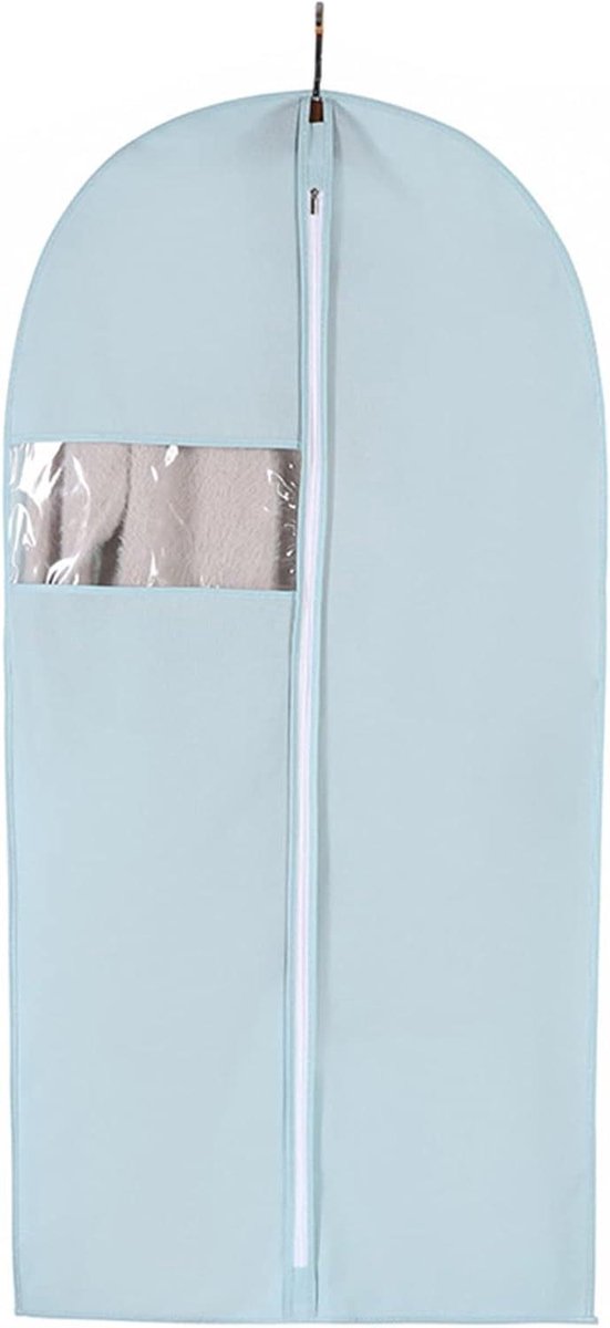 Kledinghoezen Set - Kledingbeschermers - Kleding Opbergen - Ademend Materiaal - 5 Stuks 100cm - Hemelsblauw