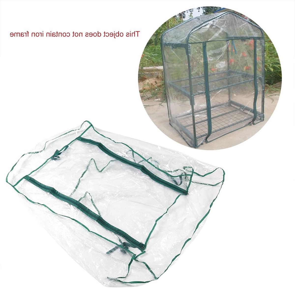 Mini Kas - Plantentent Beschermhoes - Planten Beschermen - Opvouwbaar PVC Materiaal - Universeel - Transparant