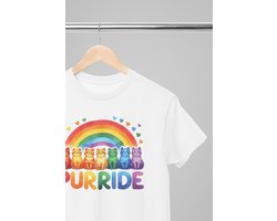 Pride shirt - Purride - Wurban Wear | Gay pride | Pride kleding | Regenboog kleding | Pride | Pride vlag | Regenboog vlag | Regenboog | LGBTQ | LHBTI | Liefde | Transgender | Crossdress | Amsterdam | Rainbow | lgbt shirt | Zwart & wit