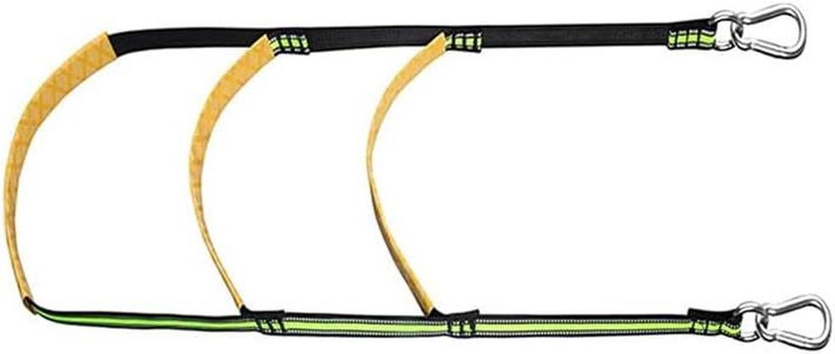 Draagbare Bootladder - Klimhulp Jacht - Veilig Instappen - Hoge Zichtbaarheid - 40x98 cm - Fluorescerend Groen