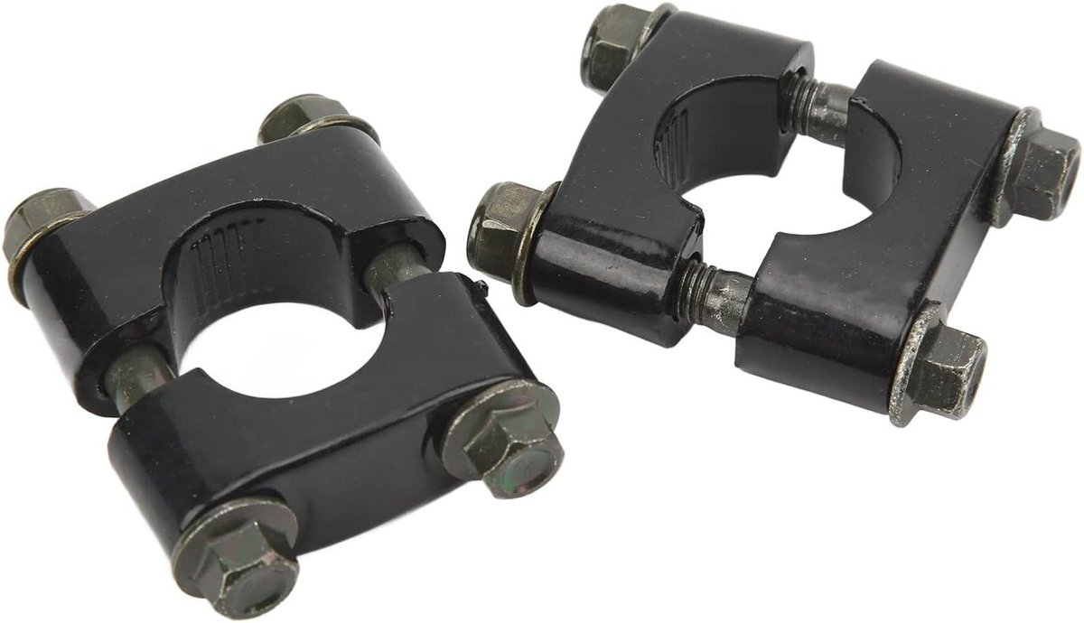 Stuurverhogers Motor - Klem Riser - Comfortabel Rijden - Ergonomisch Ontwerp - 22mm - Aluminium