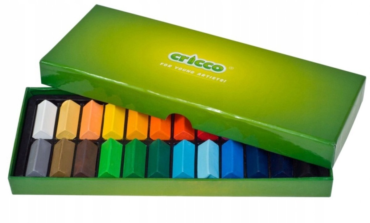 Cricco Droge Pastels Set - 24 Levendige Kleuren voor Kunstenaars