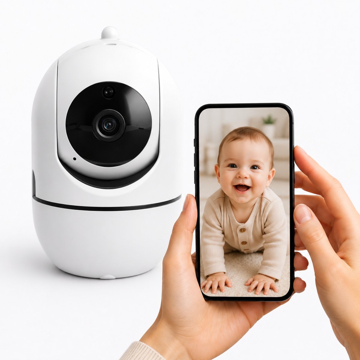 Babyfoon met Camera en App - Wifi Baby Monitor