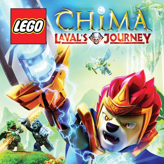 PlayStation Vita-game: Lego Legends of Chima Laval's Journey, met Leo Laval op de cover.