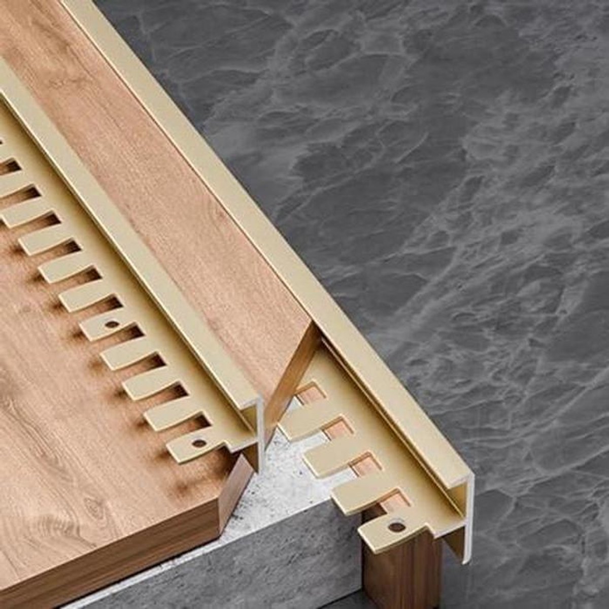 Trapneusprofielen - Randprofielen - Trap afwerking - Buigbaar ontwerp - 90 cm - Aluminium