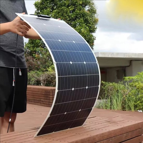 CINK Solar® Flex 240W Zonnepaneel Set - 2x 120W Flexibele Solar Panelen - 12V/24V - Inclusief Laadregelaar - Camper / Boot / Caravan / Balkon — afbeelding 3