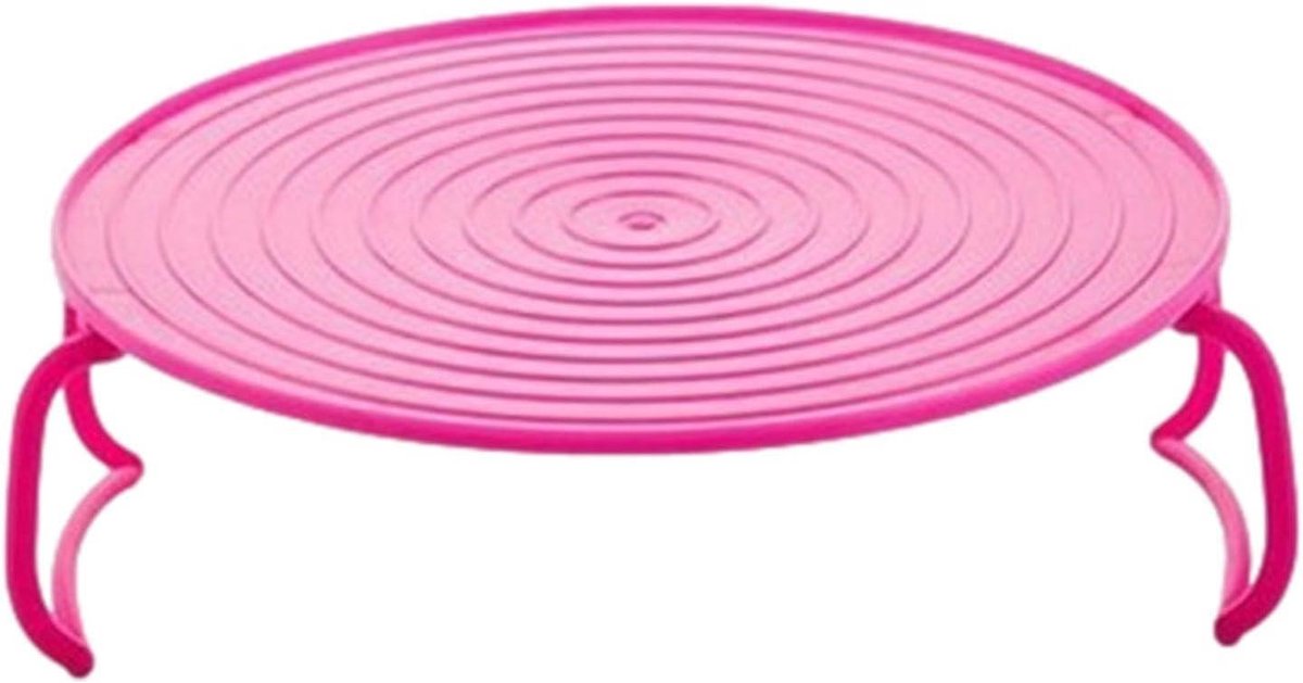 Magnetron Plateaus - Magnetron Stapelaar - Gerechten Verwarmen - Opvouwbaar Ontwerp - 23.5 cm - Rood