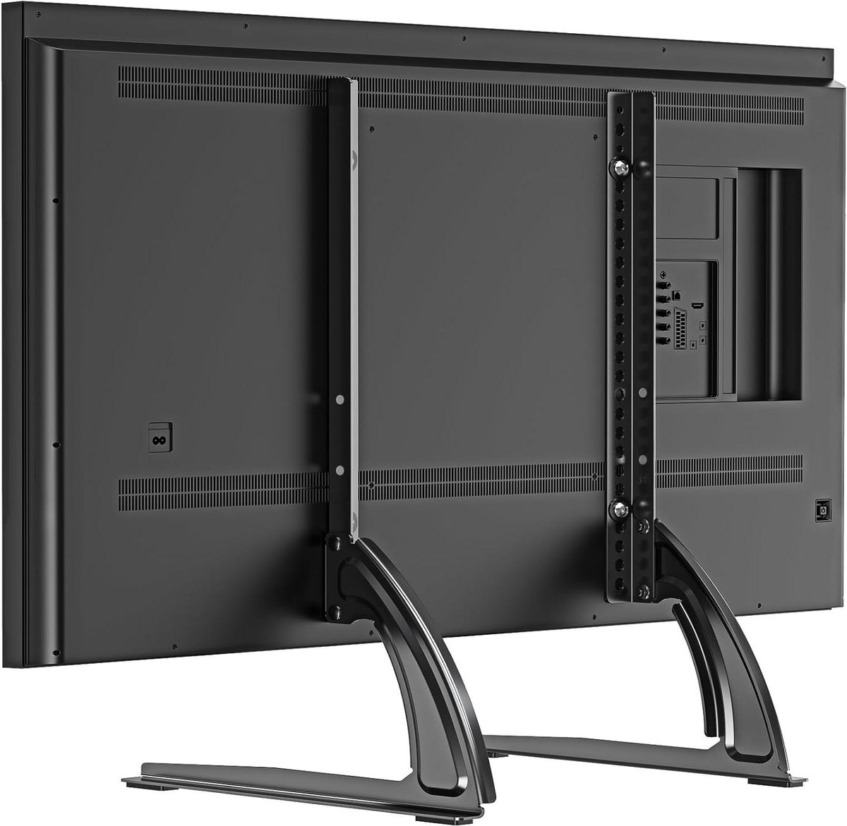 TV Stand Universeel - TV Voet Set - TV Plaatsen - 3 Hoogte-instellingen - 27-65 inch - Zwart