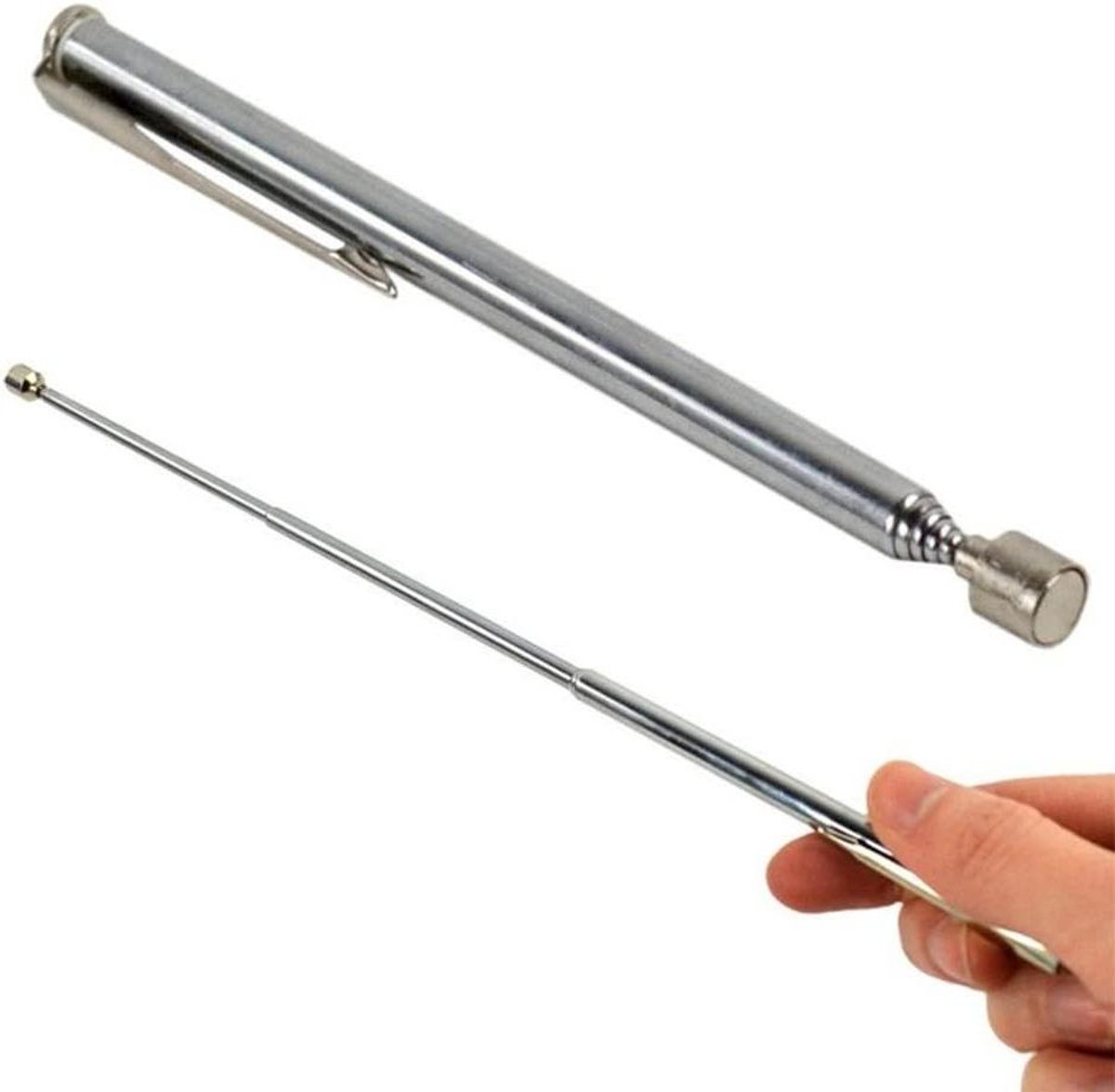 26 inch lange telescopische intrekbare sterke magnetische pick-up tool stick uitschuifbare magneet stick pocket tool voor het oppakken van moeren, bouten, schroeven