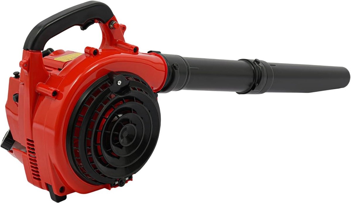 Bladzuiger Bladblazer - Tuinblower Stofzuiger - Tuinonderhoud - Dubbele Functie - 25.4 cc - Rood Zwart