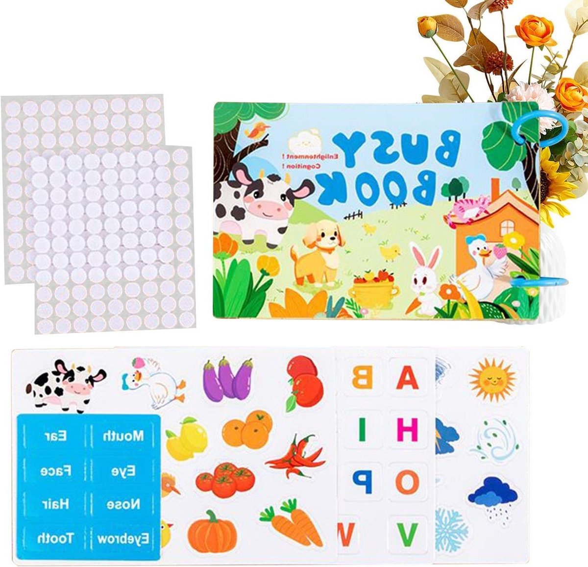 Activiteitenboek Peuters - Educatief Boek - Cognitieve Ontwikkeling - Veilig en Direct Gebruik - 21 x 14 x 2 cm