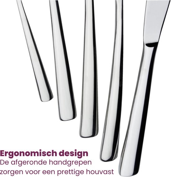 Villeroy & Boch Piemont Set de Couverts - 24 pièces - Inox 18/10