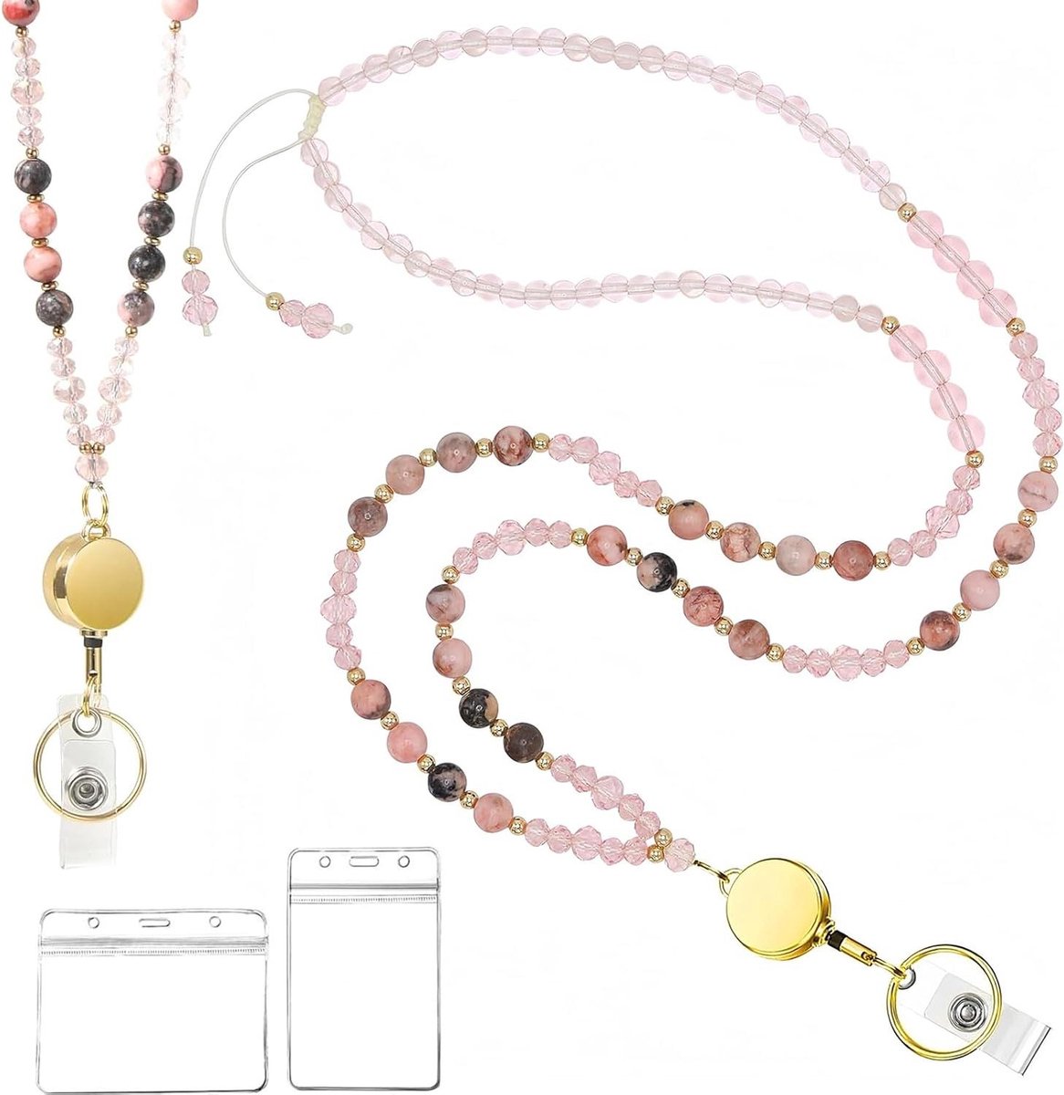 Telefoonketting - Polsbandje Lanyard - Mobiel Dragen - Uniek Kralen Design - 14 cm - Multicolor