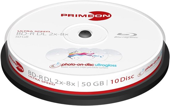 Blu-ray BD-R DL - Opslagmedia - Data Archiveren - Ultra protect disc - 50 GB 10 stuks - Zilver — afbeelding 5