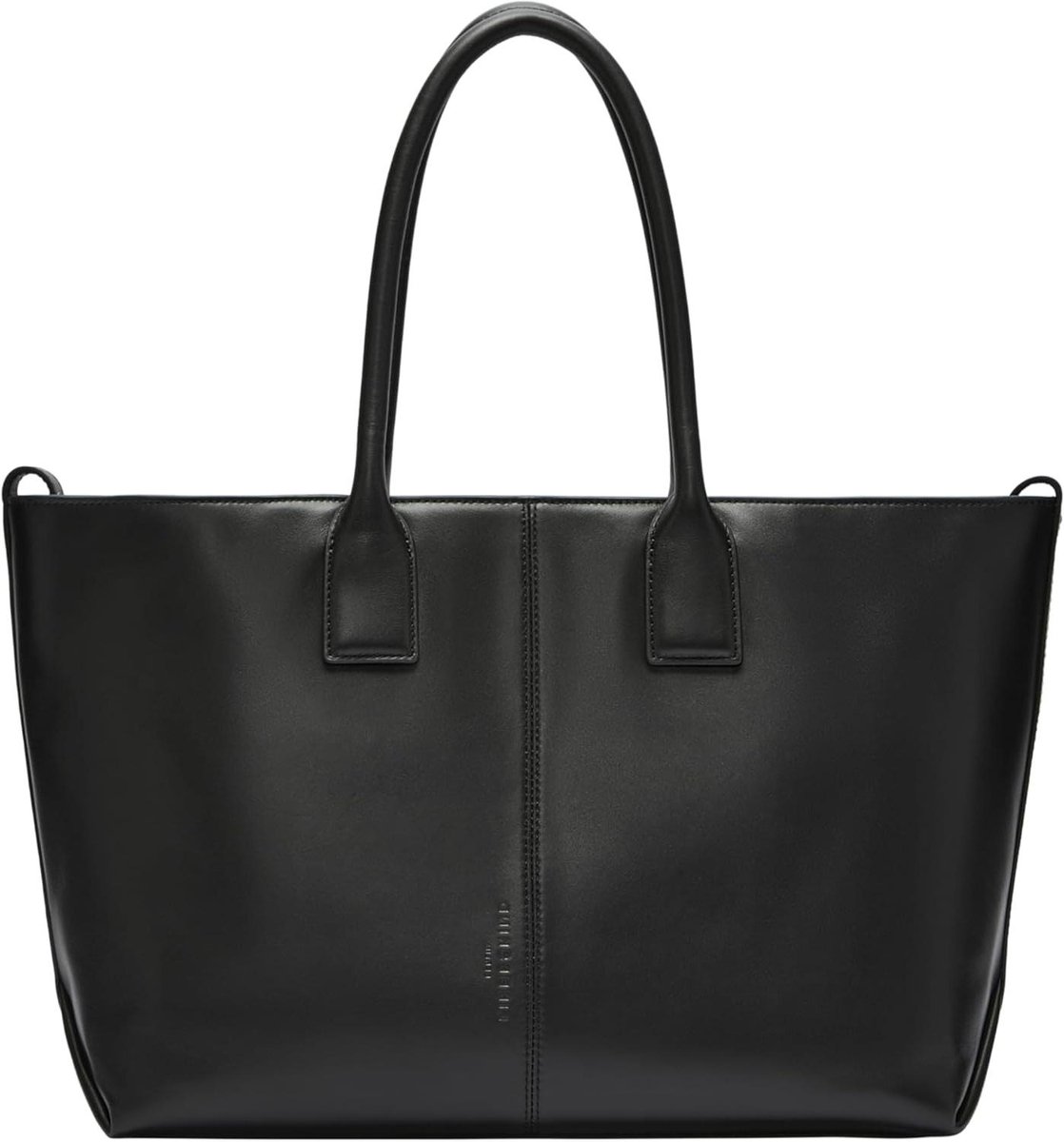 Shopper Tas - Boodschappentas Handtas - Dagelijks Gebruik - Zacht Leer - 32 cm - Sepia
