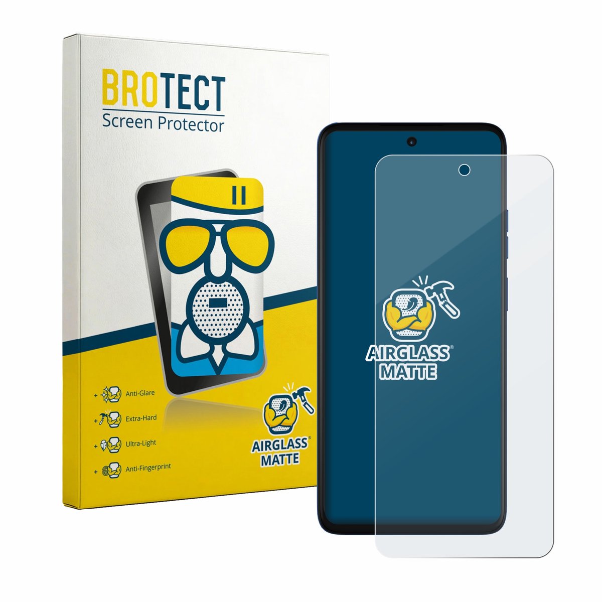 BROTECT - Screenprotector voor Motorola Moto G57 - Folie Beschermfolie Beschermglas matte