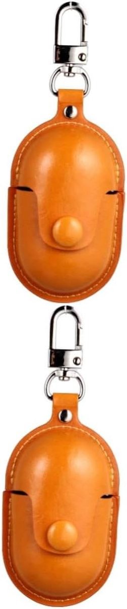 Oortelefoonhoes - Koptelefoonhouder - Veilig Opbergen - Met Haak - 23 x 5.5 cm - Bruin