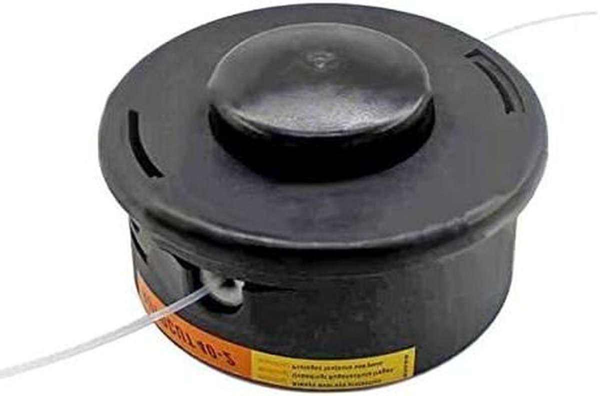 Trimmer Hoofd - Onkruideter Kop - Tuinonderhoud Uitvoeren - Linkse Draad - 12mm x 1.5mm - Zwart