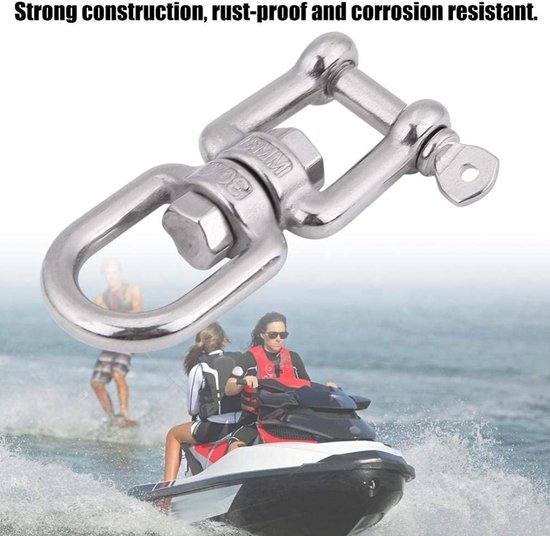 Store_8 - Heavy Duty Swivel Ring - Roestvrij staal - Betrouwbare prestaties - 6mm - Voor veelzijdig gebruik - Lichtgewicht 40g van Store 8 — afbeelding 5