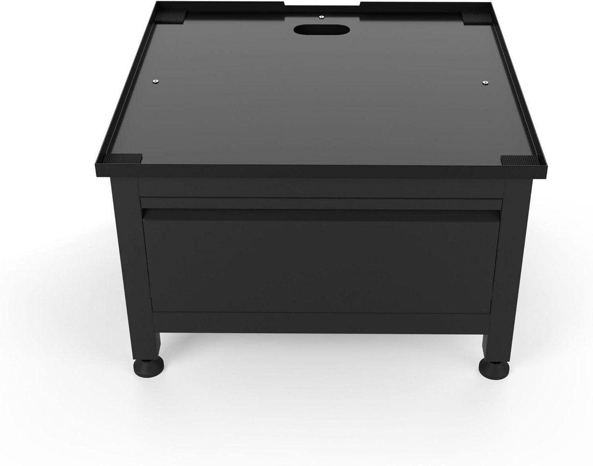 Wasmachine Verhoger - Onderstel met lade - Comfortabel Wassen - Geïntegreerde Opbergruimte - 42 cm Hoog - Zwart