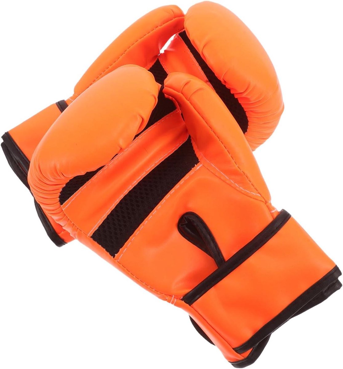 Kinderbokshandschoenen - Vechtsport handschoenen - Training en sparring - Schuimvulling bescherming - 21x15x10 cm - Oranje