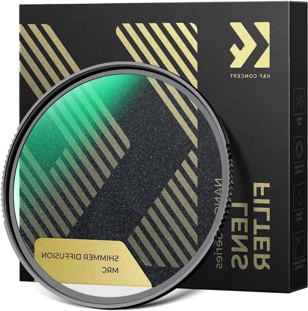Effectenfilter voor Camera - Diffusiefilter Glas - Video Opnamen Portret - 28 Laags Nano Coating - 62 mm - Transparant