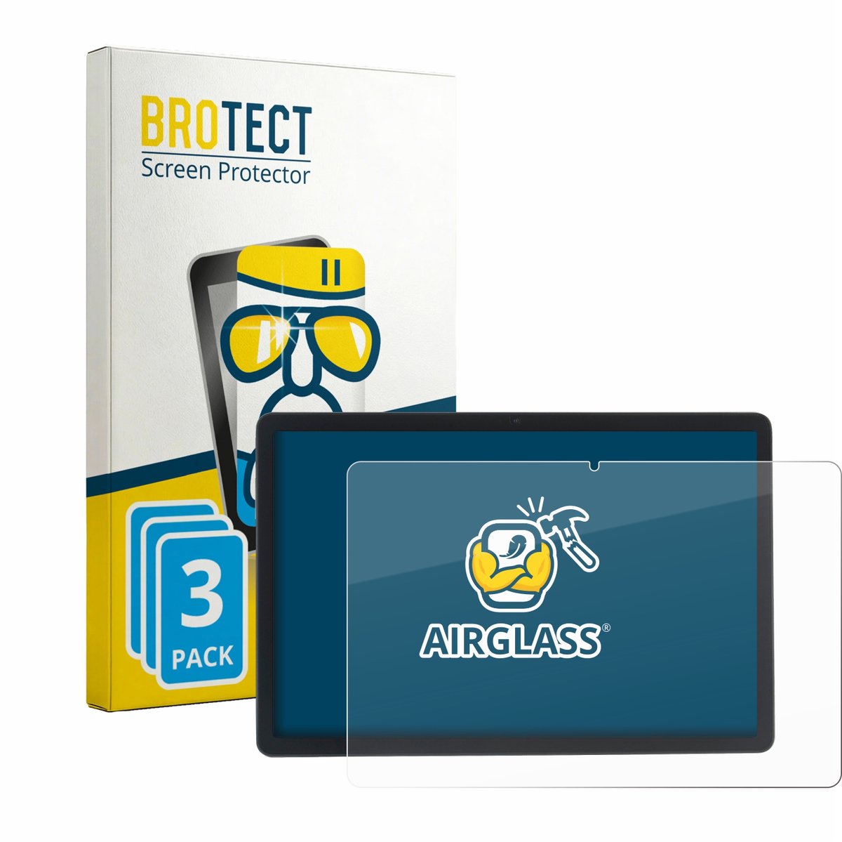 Screenprotector 3 Stuks voor Acepad A172 Beschermglas transparant