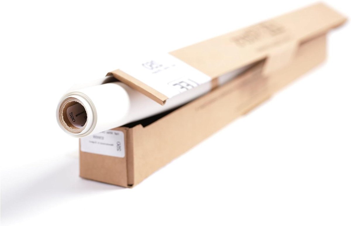 Verlichtingsgel - Witte diffusie - Fotostudio verlichting - Compacte rol - 2 voet breed - Wit