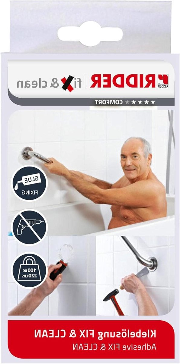 Montagelijm - Fix&Clean lijm - Gereedschaploos monteren - Hoge draagkracht - 100 kg belastbaar - Wit