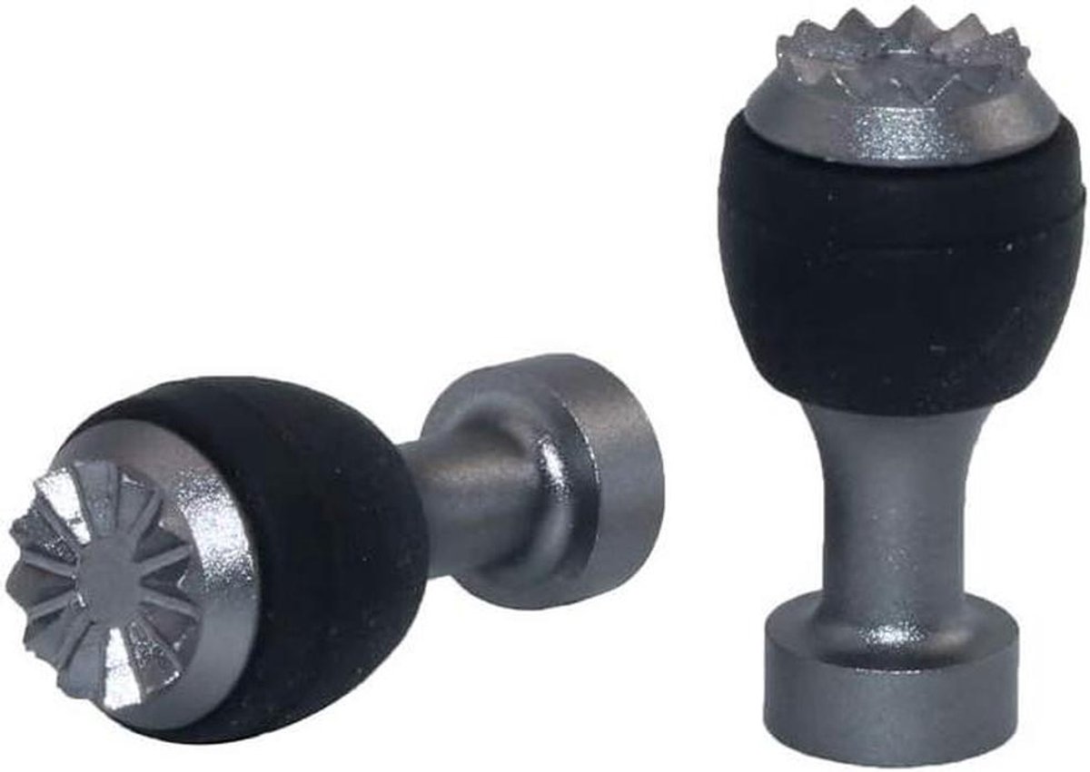Drone Joysticks - Controller Sticks - Vliegen Besturen - Metaallegering - 2x0.9cm - Zilver Zwart