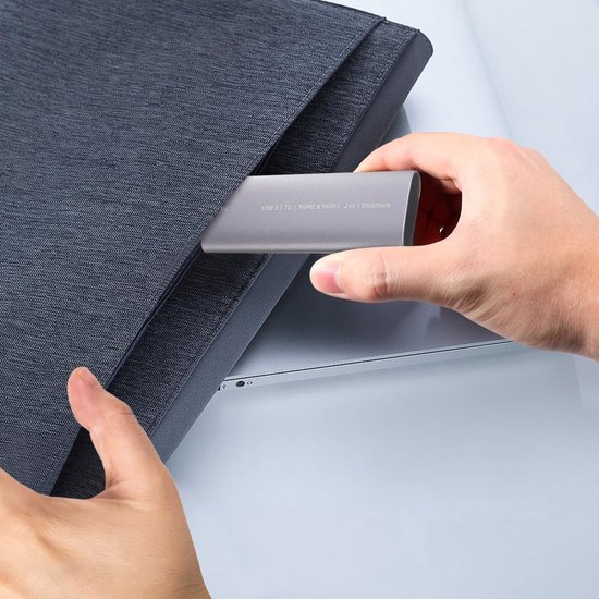 Externe Harde Schijf - Solid State Drive - Snelle Data Transfer - Aluminium Behuizing - 3 Stuks - Diverse Kleuren — afbeelding 3