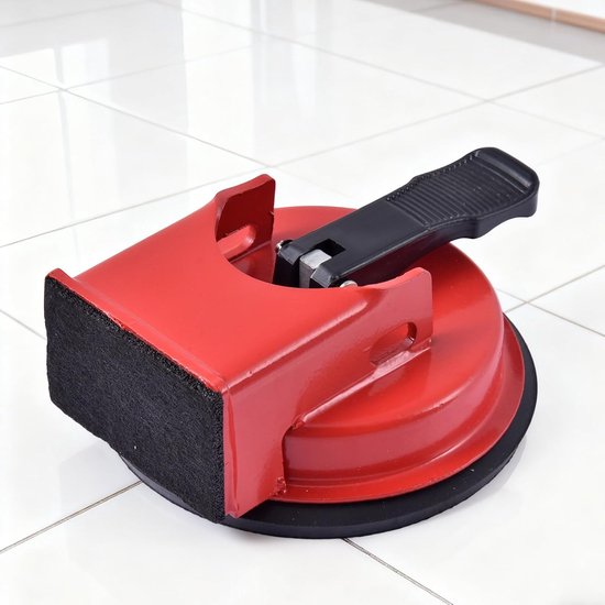 Vloer Gaten Herstel - Gereedschap Kit - Vloeren Egaliseren - Geactiveerde Zuigkracht - 11.8 cm Zuigdiameter - Rood van Merkloos — afbeelding 3