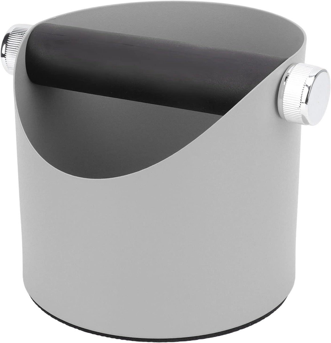 Koffie Knock Box Espresso Afvalbak Espresso Barista Anti Slip Bodem Macaron Kleur Grijs