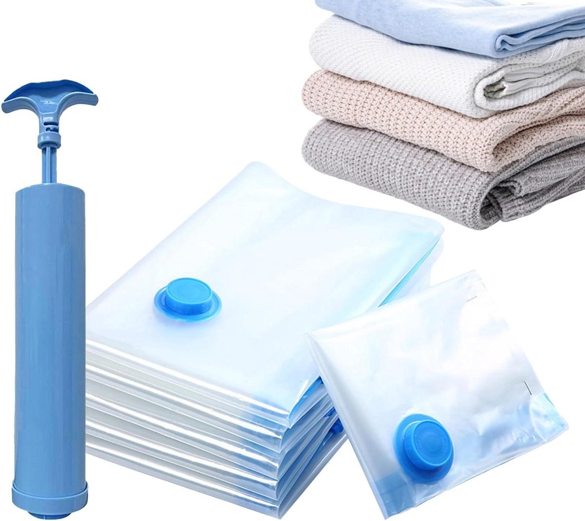 Vacuümzakken Reizen - Reisopslag Zakken - Kleding Comprimeren - Drievoudig Verzegeld Venti