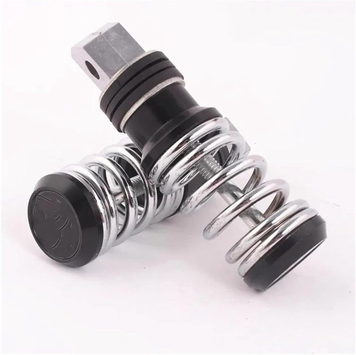 Motorfiets Voetsteunen - Motorpedalen Set - Rijden Verbeteren - Aluminiumlegering - 8mm Gat - Zwart