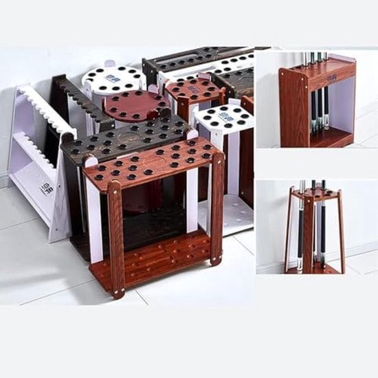 Pool Keu Houder - Keurek Organizer - Biljart Ruimte Organiseren - Ruimtebesparend Ontwerp - 60 cm - Zwart — afbeelding 5