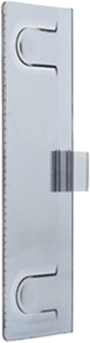 Documentenclip Monitor - Opbergclip Bureau - Werk Organiseren - Zelfklevend - 24 cm - Zwart