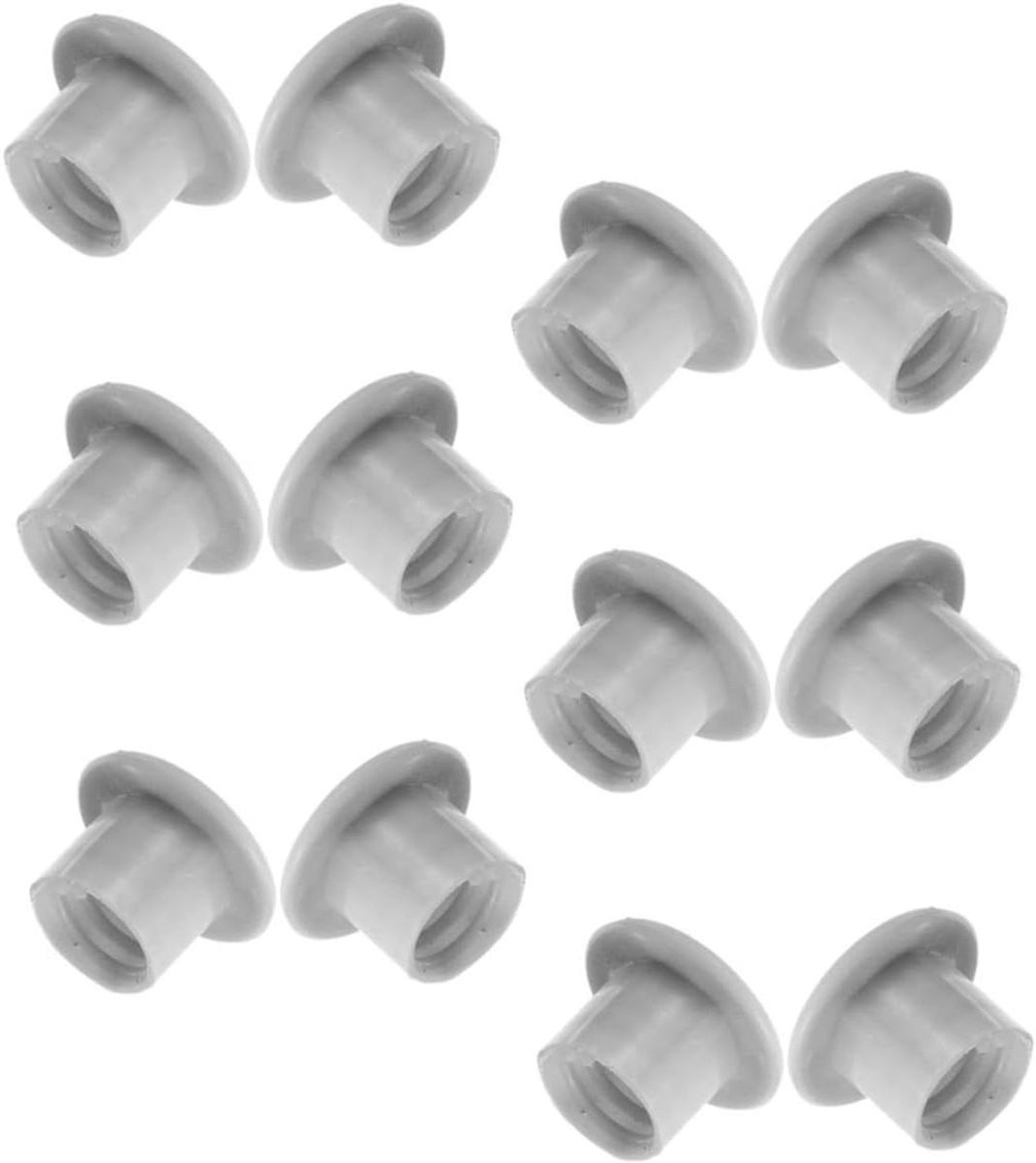Glijbaan Schroefdoppen - Bevestigingskappen Speeltoestellen - Speeltoestellen Beveiligen - Betrouwbare Grip - 2.80X2.80X2.00CM - Grijs