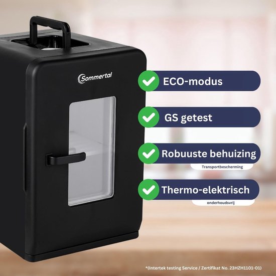 Mini-koelkast 15L met Koel- en Verwarmfunctie - Ideaal Voor Auto en Huis, Geruisloos En Draagbaar van Merkloos — afbeelding 4