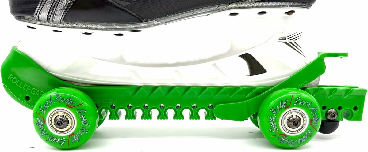 Schaatsbeschermers - Rolschaats wielen - Schaatsen meenemen - Gepatenteerd ontwerp - One size - Groen