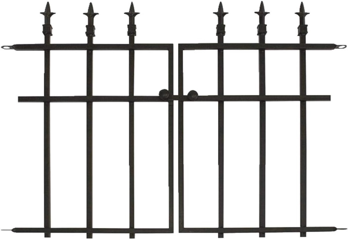 Decoratieve Tuinpoort - Klassieke Poort - Tuin Afscheiden - Poedercoating Afwerking - 71 c