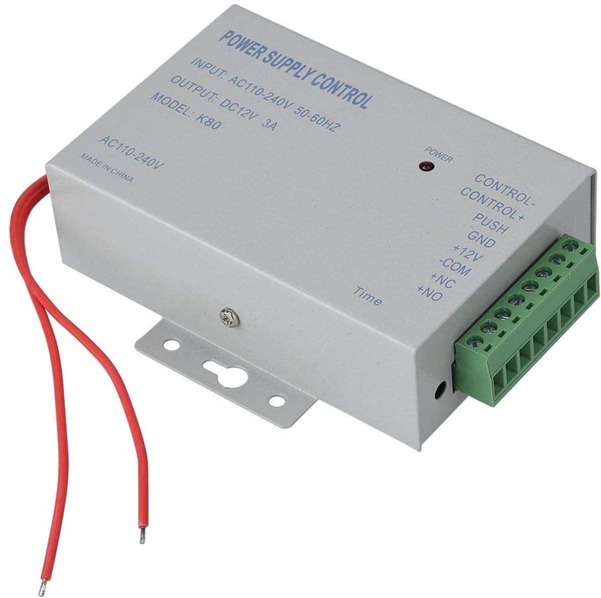 Dailygoods - Toegangscontrolesysteem - Stabiele Voeding - Metaalshell - Veiligheid - AC110V-240V naar DC12V - Geschikt voor Slotcontrole en RFID-ID le...