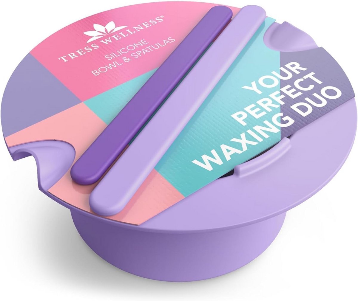 Wasbak Silicone - Wax Kom - Waxen Thuis - Super Eenvoudig Schoonmaken - 15 x 14.8 x 6.7 cm - Grijs